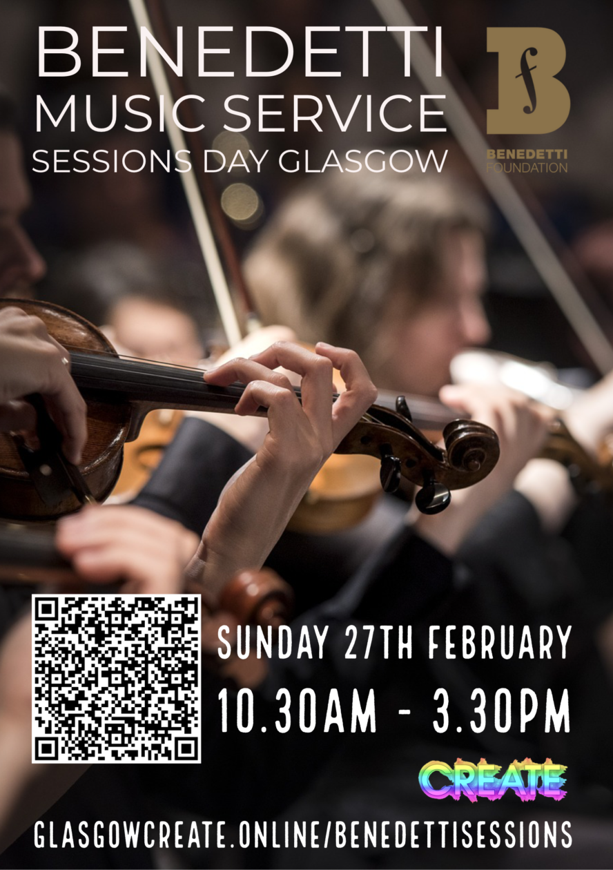BENEDETTI MUSIC SERVICE SESSIONS DAY GLASGOW