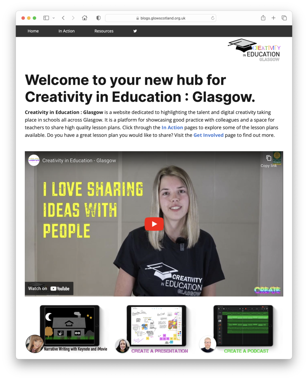 Creativity in Education: Glasgow