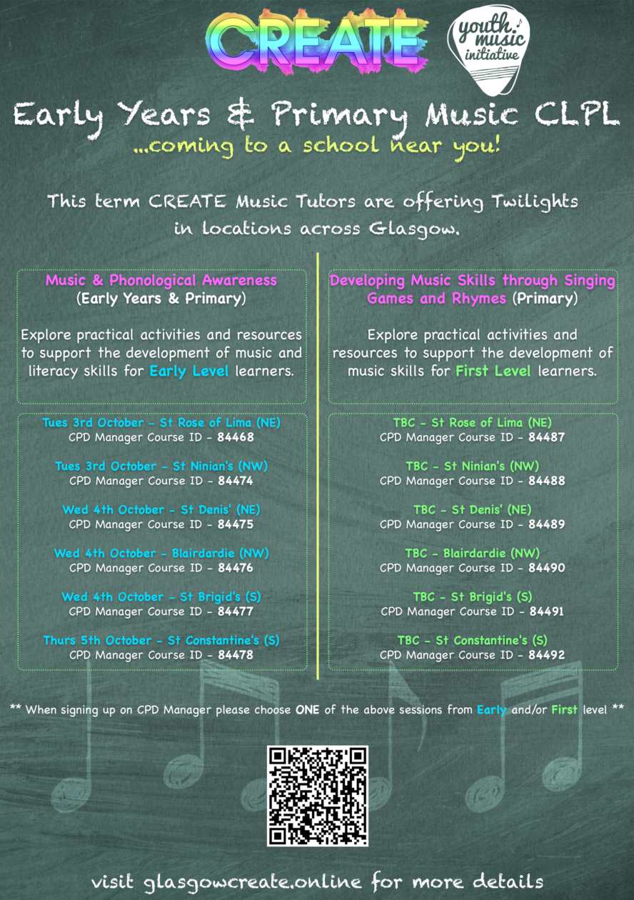 Early Years & Primary Music CLPL