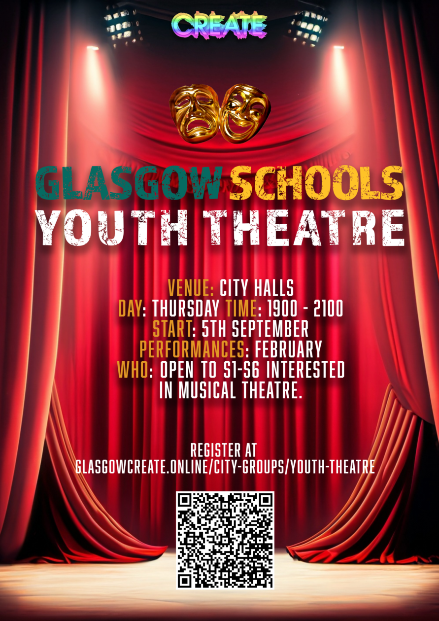 Join the Glasgow Schools Youth Theatre (GSYT) – Registration Now Open!