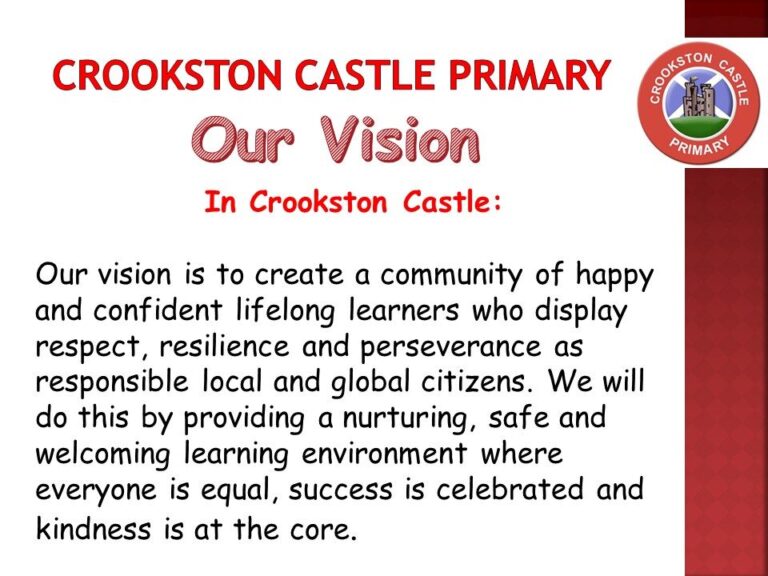 Our Vision and Values | Crookston Castle Primary School