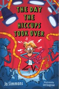 image of book cover for 'the day the hiccups took over'