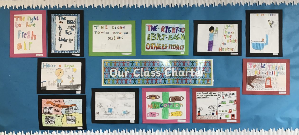 Our class worked together to create our class charter.