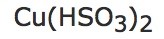 copper hydrgoen sulfite