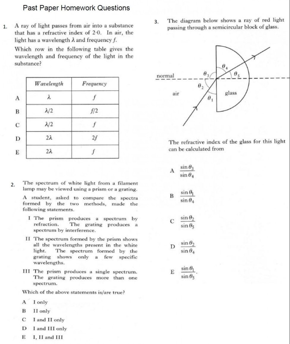 physics homework 2