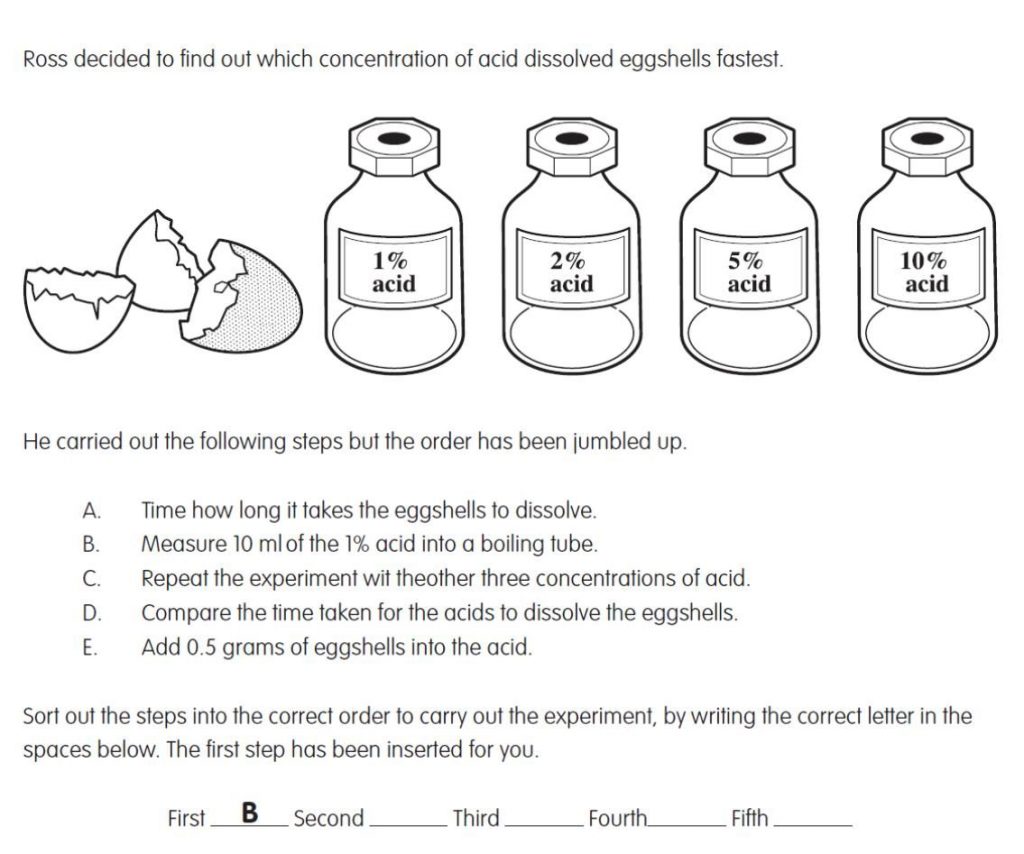 Chemical Changes Homework Week 1 – S1 Science Homework