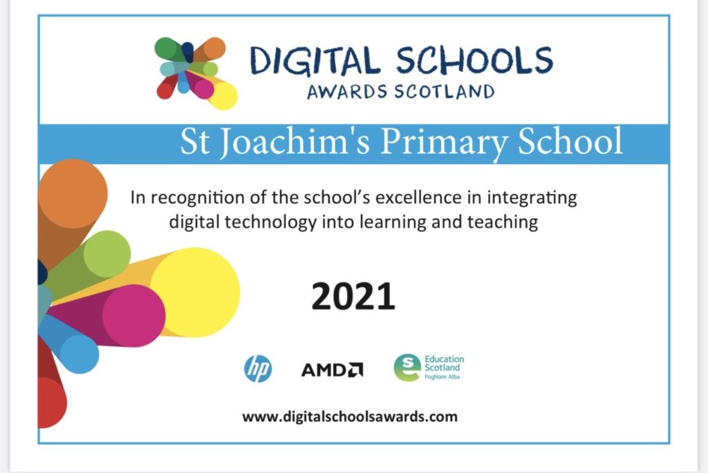 Our Digital Strategy St Joachim's Primary School