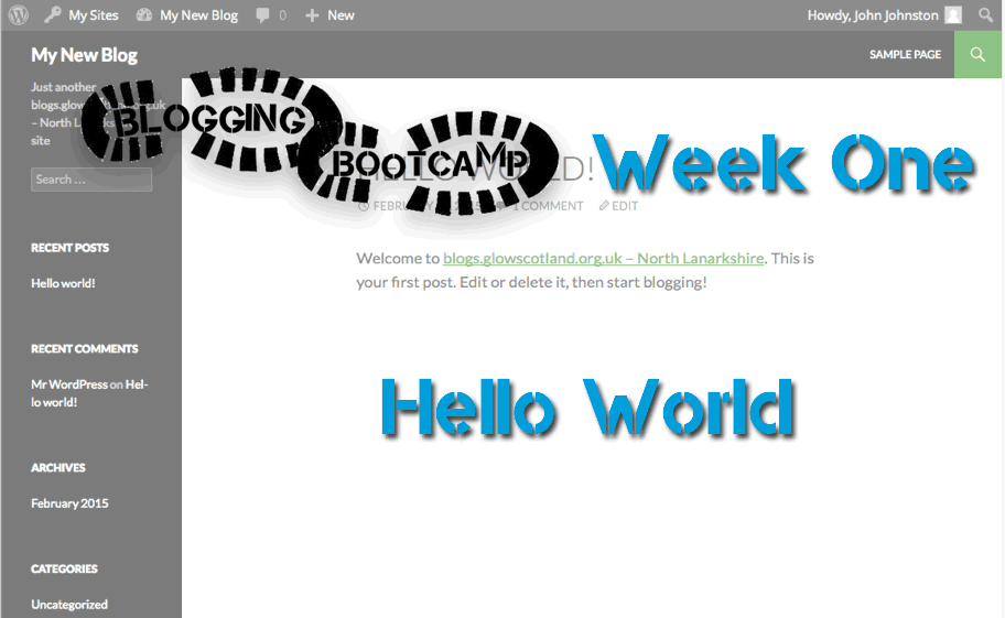 Bootcamp Week 1 | Blogging Bootcamp