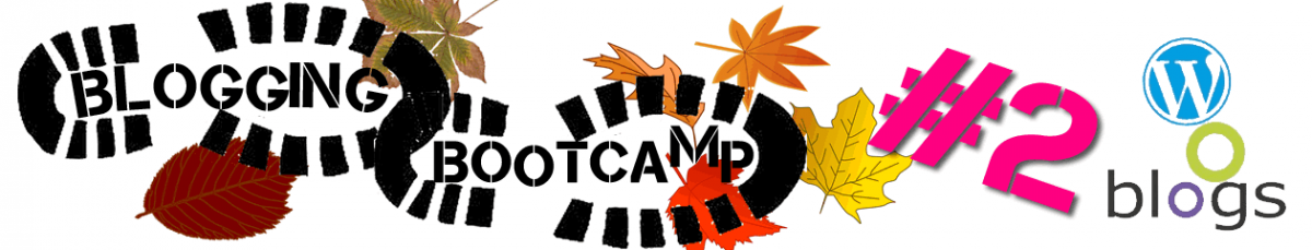 to Blogging Bootcamp Blogging Bootcamp 2