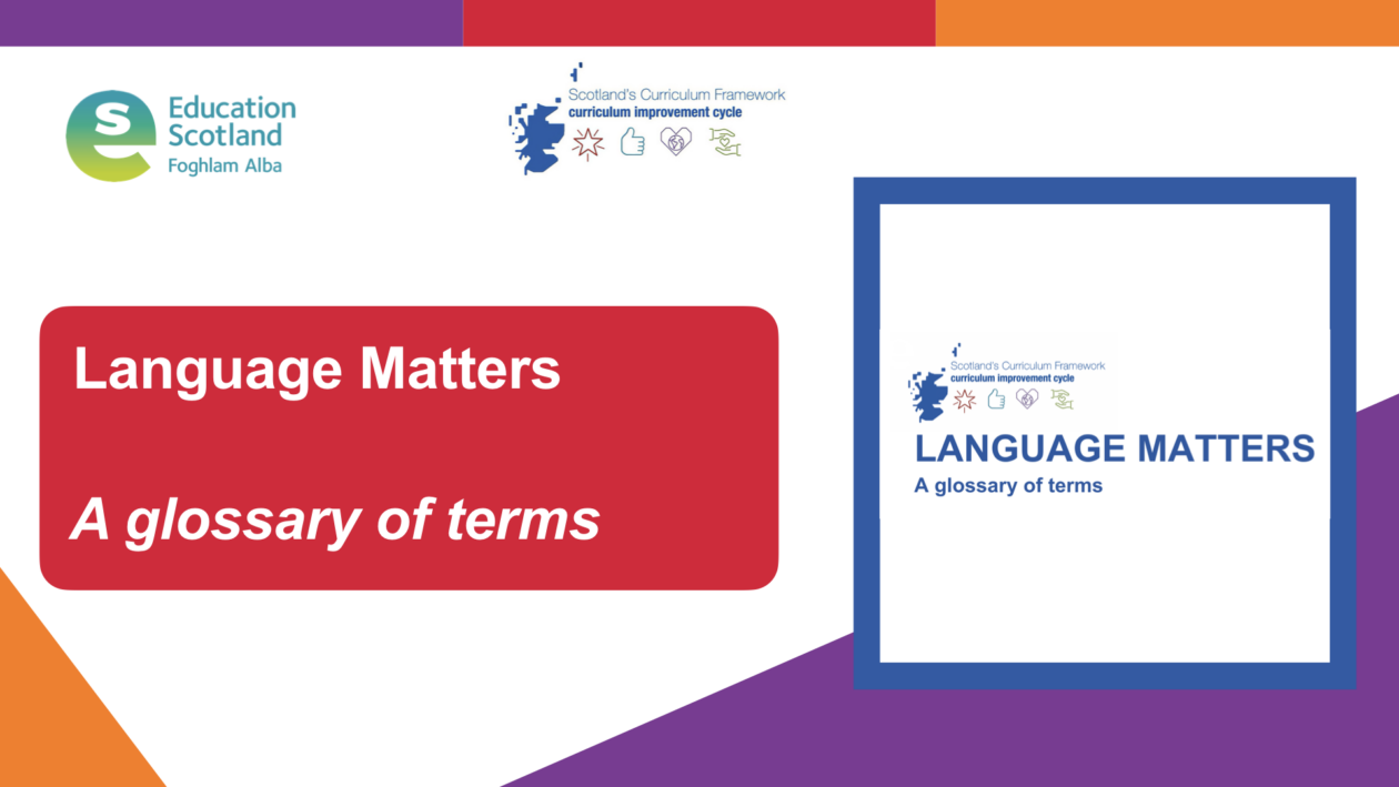 Language Matters – a glossary of terms