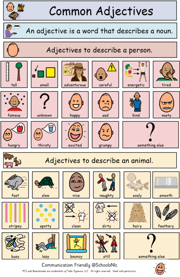 Common Adjectives