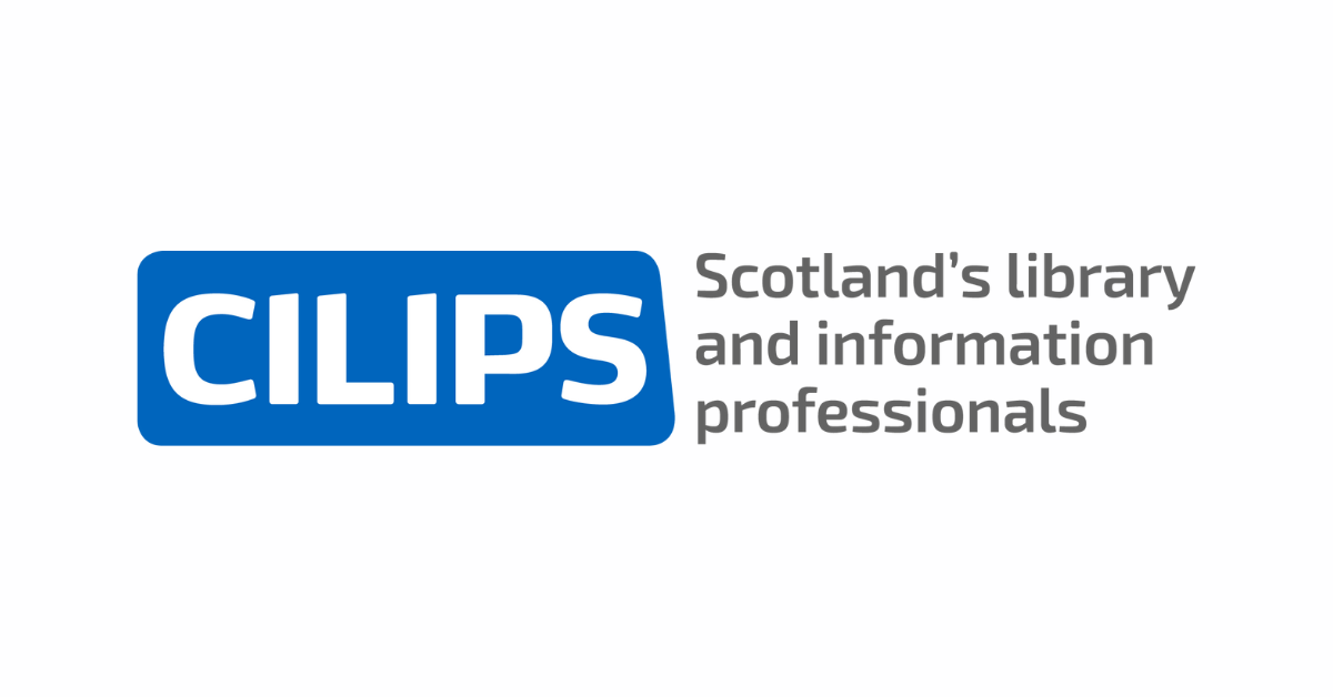 cilips logo for scotland's library and information professionals