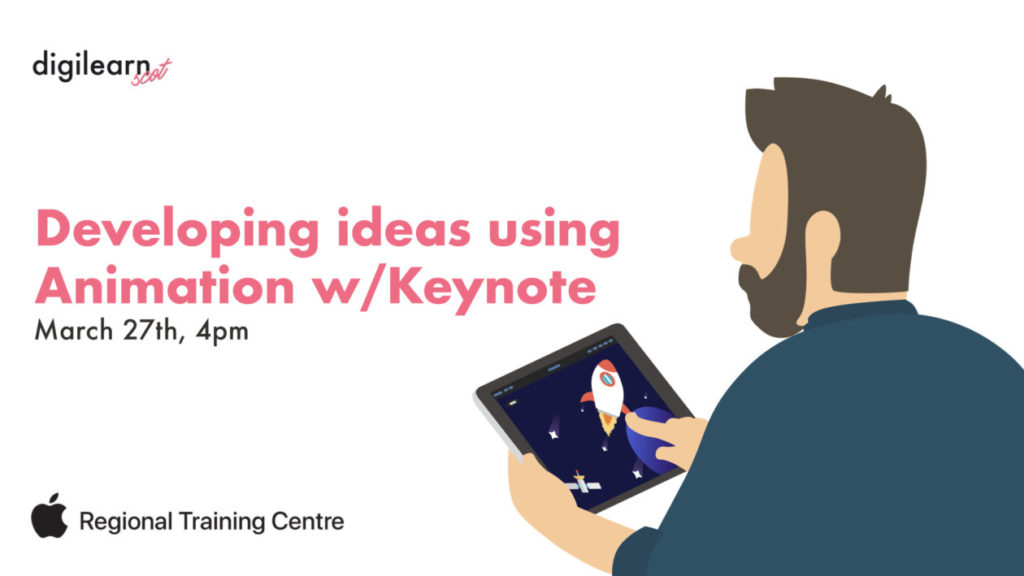 Developing ideas with animation using Keynote Advert