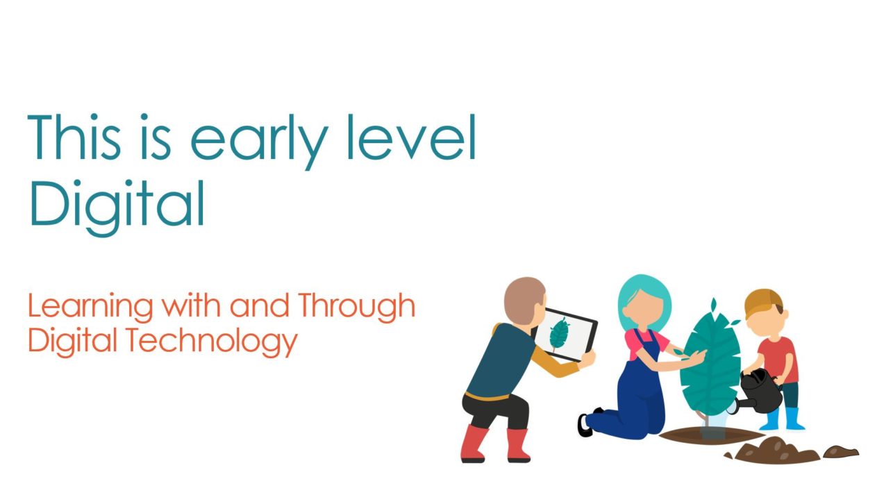 This is Early Level Digital programme webinars – DigiLearn