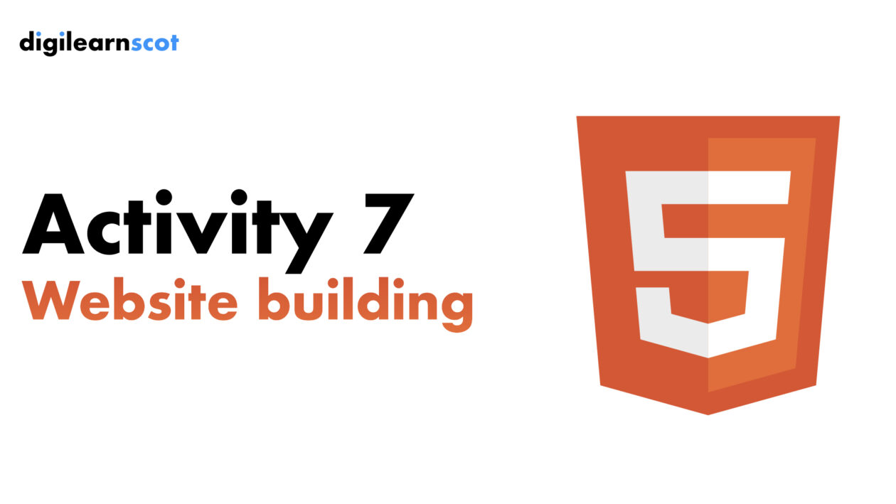 Activity 7 – Website Building – DigiLearn