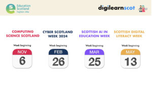 cyber week 26th february, ai week 25th march, digital literacy week 13th may