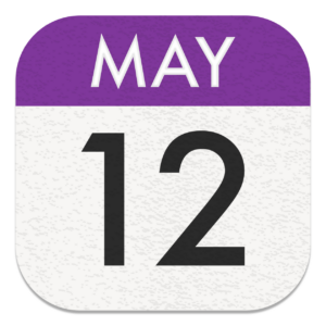 May 12 calendar icon