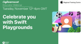 Educator webinar about me swift playgrounds