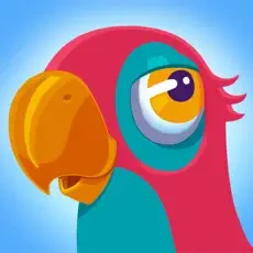 picture of cartoon parrot for Island Saver game