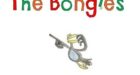 image of a cartoon crow pointing to "The Bongles" text above it in red, orange and green letters