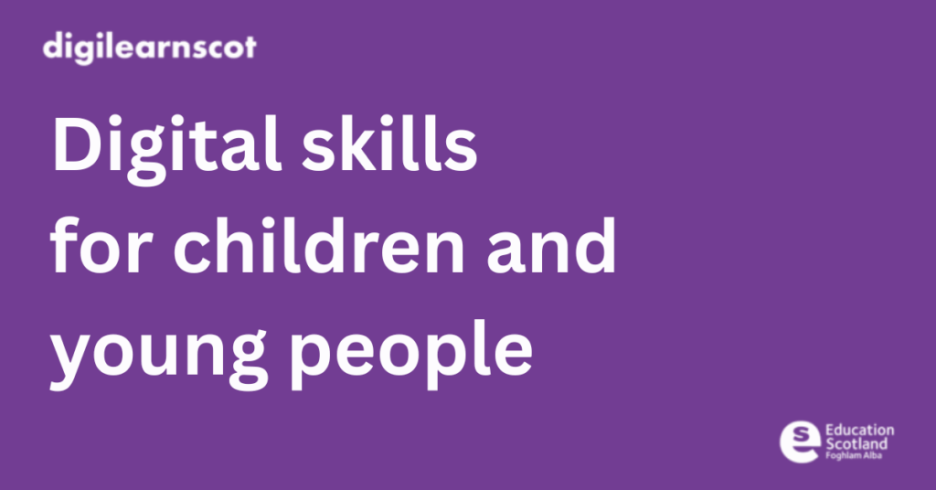 Digital skills for children and young people