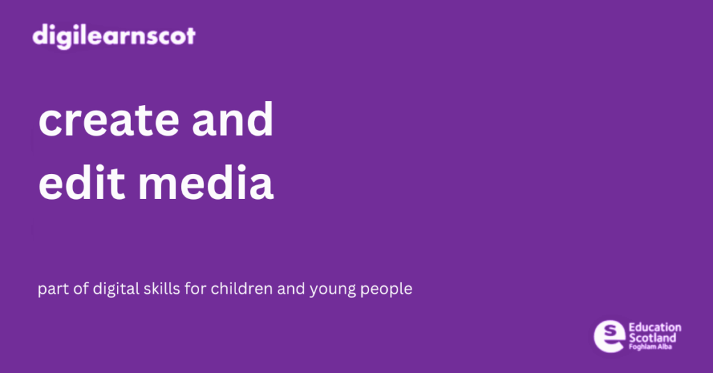 create and edit media