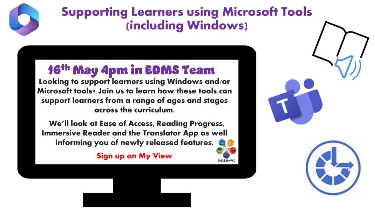 Supporting Learners using Microsoft Tools – Perth and Kinross Digital ...