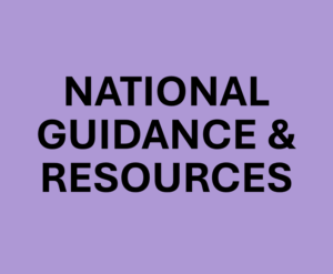 National Guidance and Resources