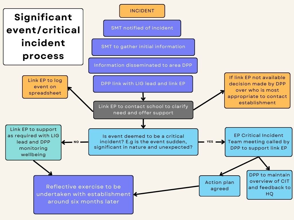 Significant event/critical incident process