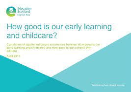 Click the image to access 'How good is our early learning and childcare?'