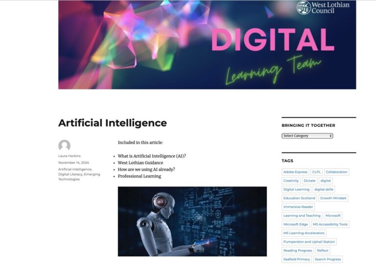 Artificial Intelligence – Glowing Posts