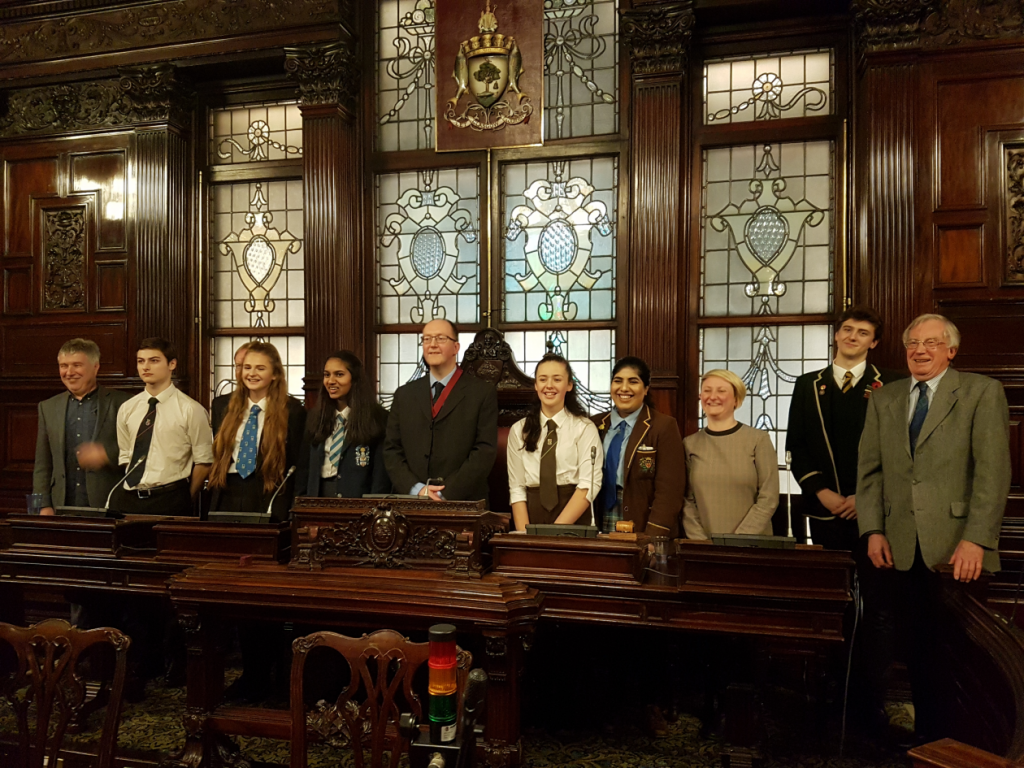 Glasgow Schools Public Speaking Competition Ivan Myachykov Speaking