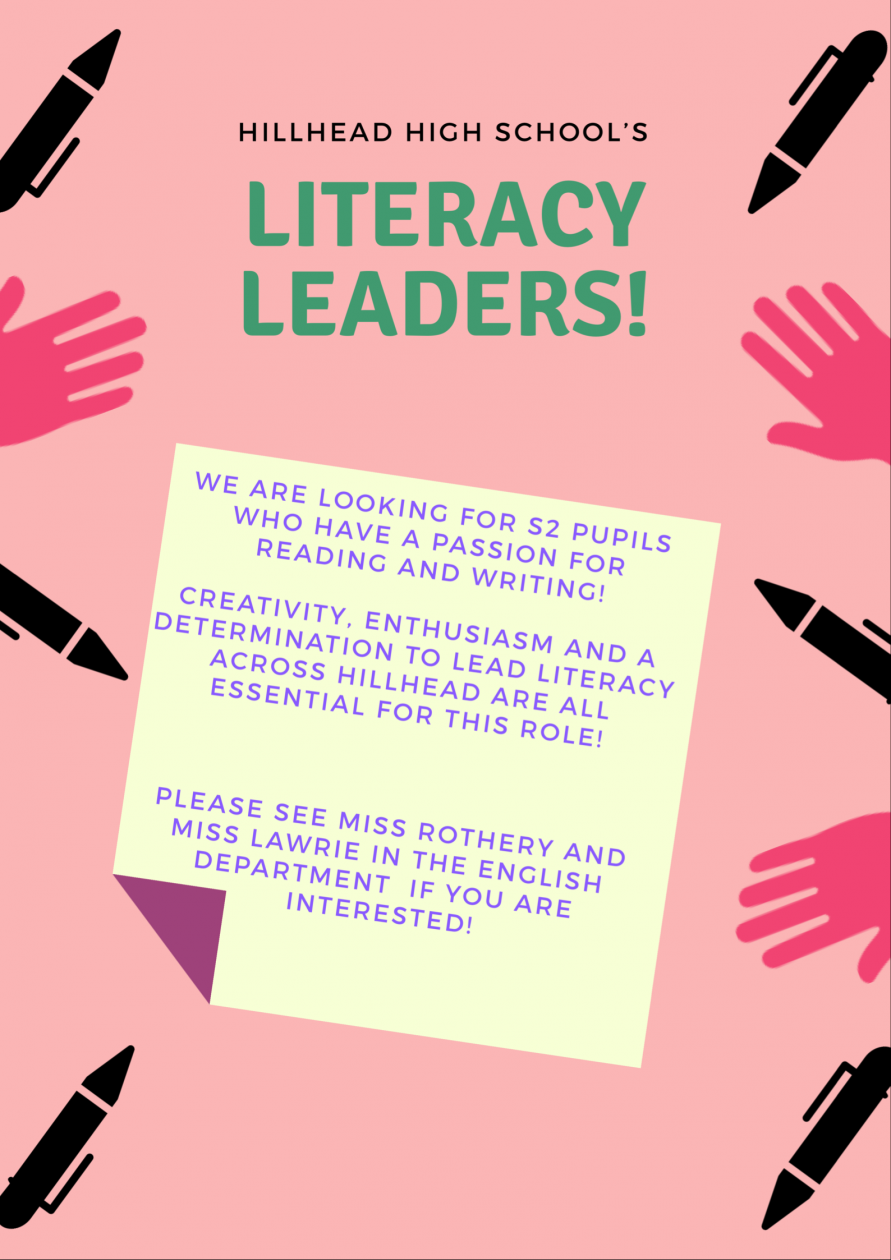 S2 Literacy Leaders! | Hillhead High School English Department