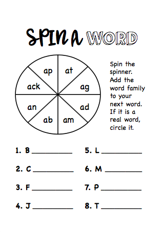Ack Word Family Worksheets No Prep Short Vowel A Chunk Spelling - Second  Story Window