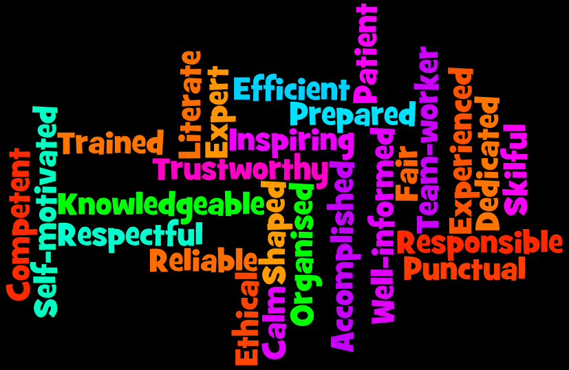 Words Associated With Professionalism My EPortfolio Lauren Duncan