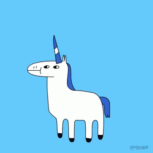 unicorn with a scottish flag