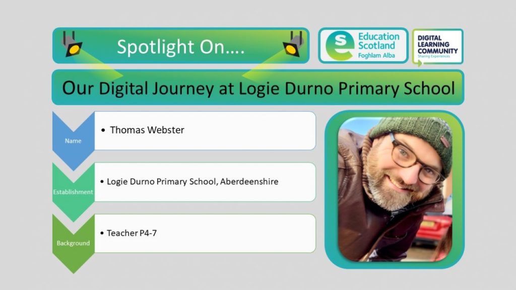 our digital journey at logie durno blog post header