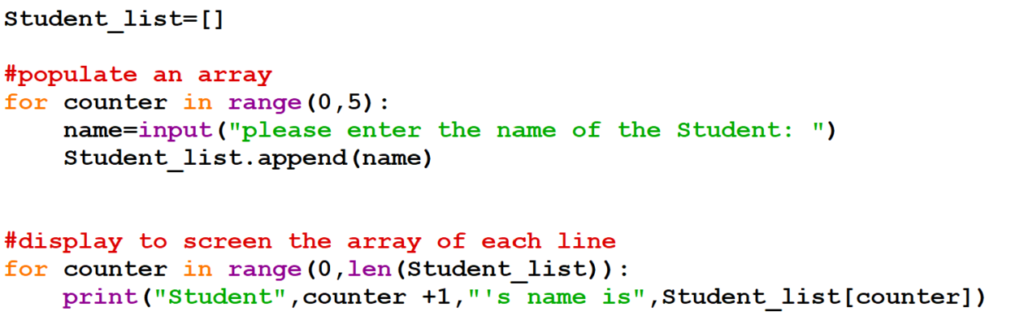 Data Types and Structures | N5 Computing Science