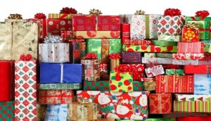 pile of presents