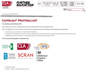 CLA website screenshot