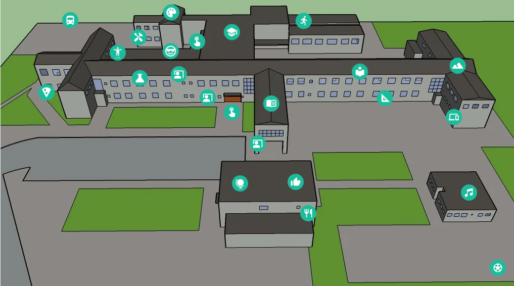 Interactive plan of Keith Grammar School