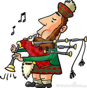 scottish bagpipes clipart