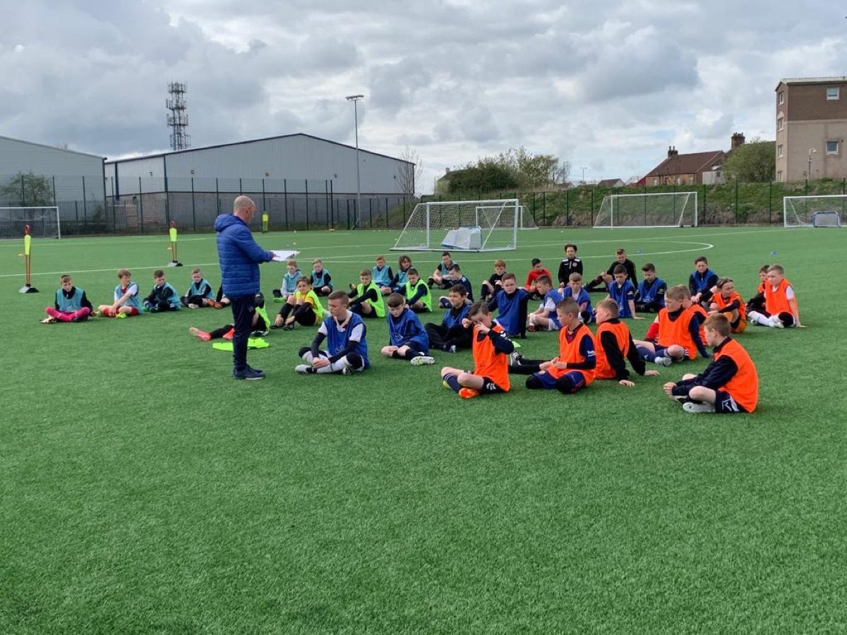Braidhurst Football programme transition visit 2021 | Braidhurst High School