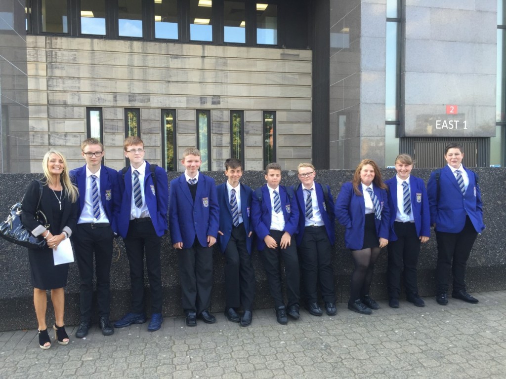 Visit to Glasgow Sheriff Court Coltness High School