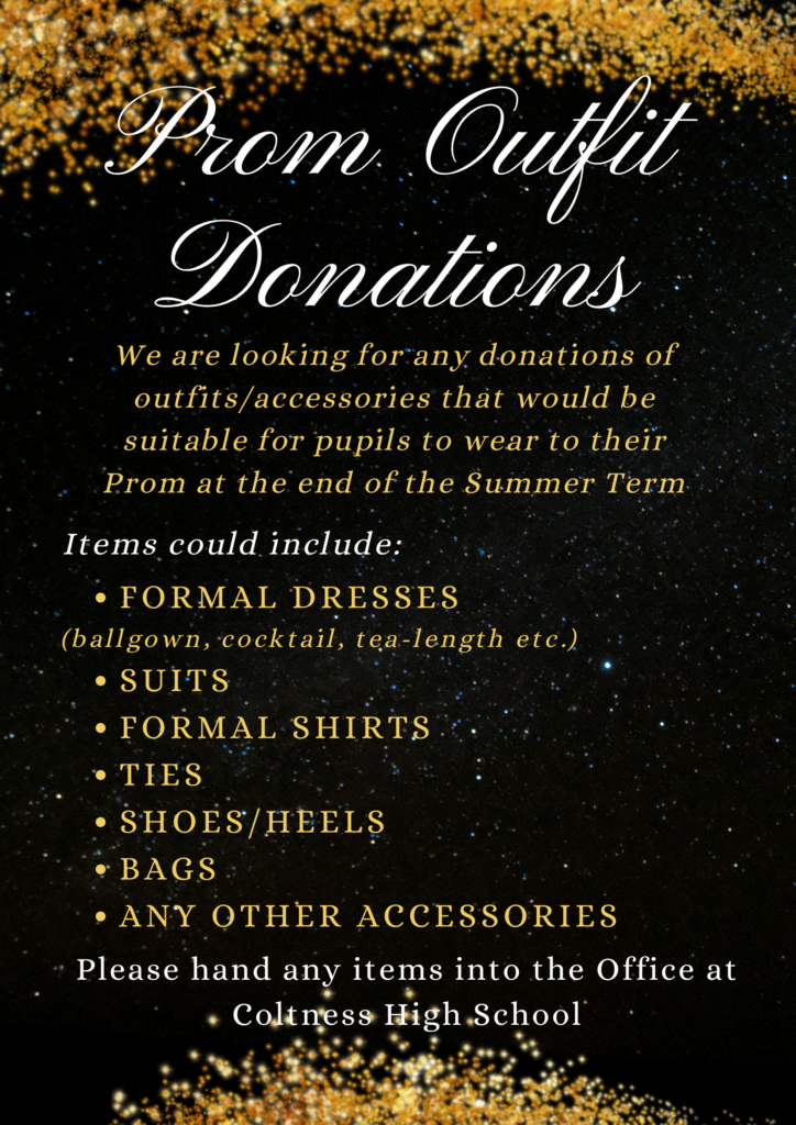 Prom Outfit Donations