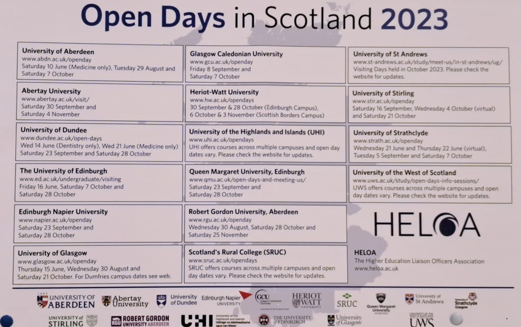 University Open Days 2023