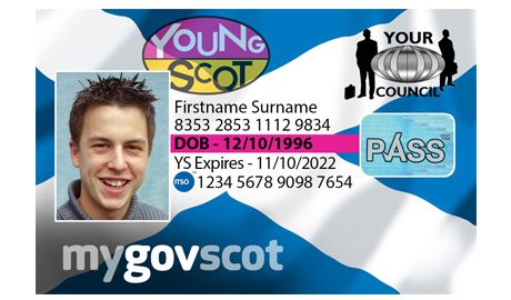 young scot card with travel