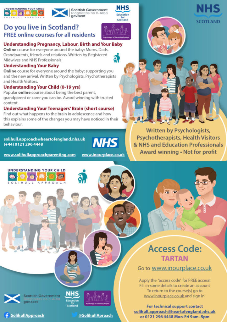 Free Solihull Understanding Your Child Course Lawmuir Primary School
