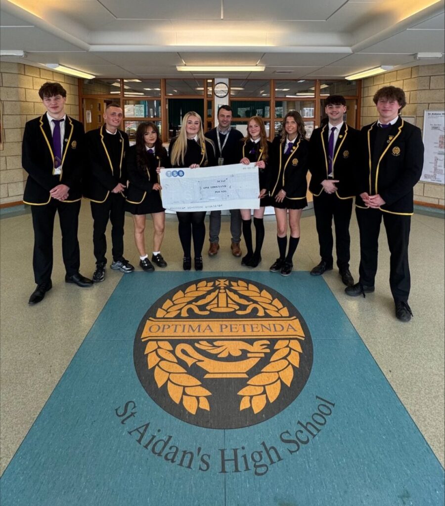 St Aidan's Captaincy Team in uniform