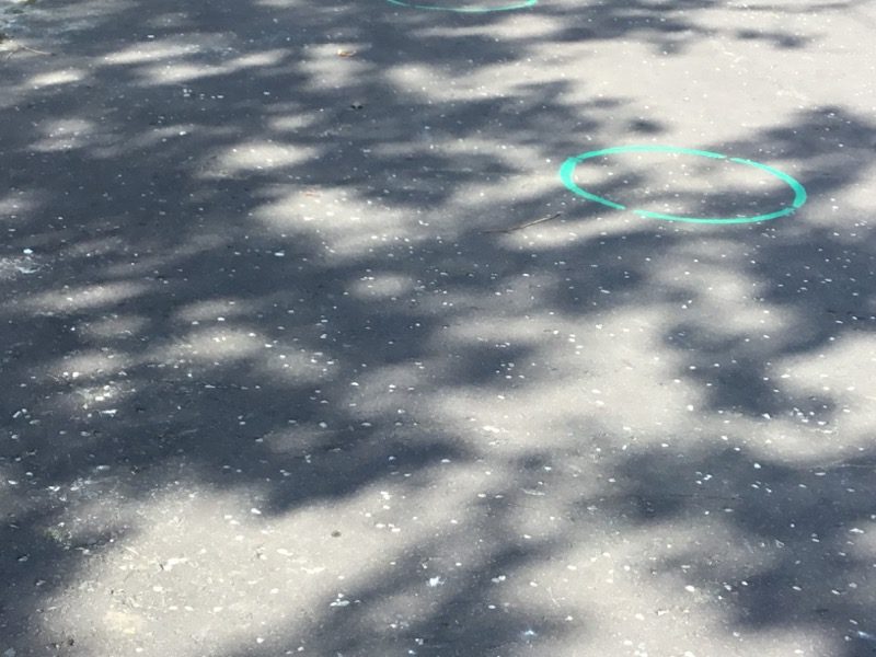 Shadows in the playground